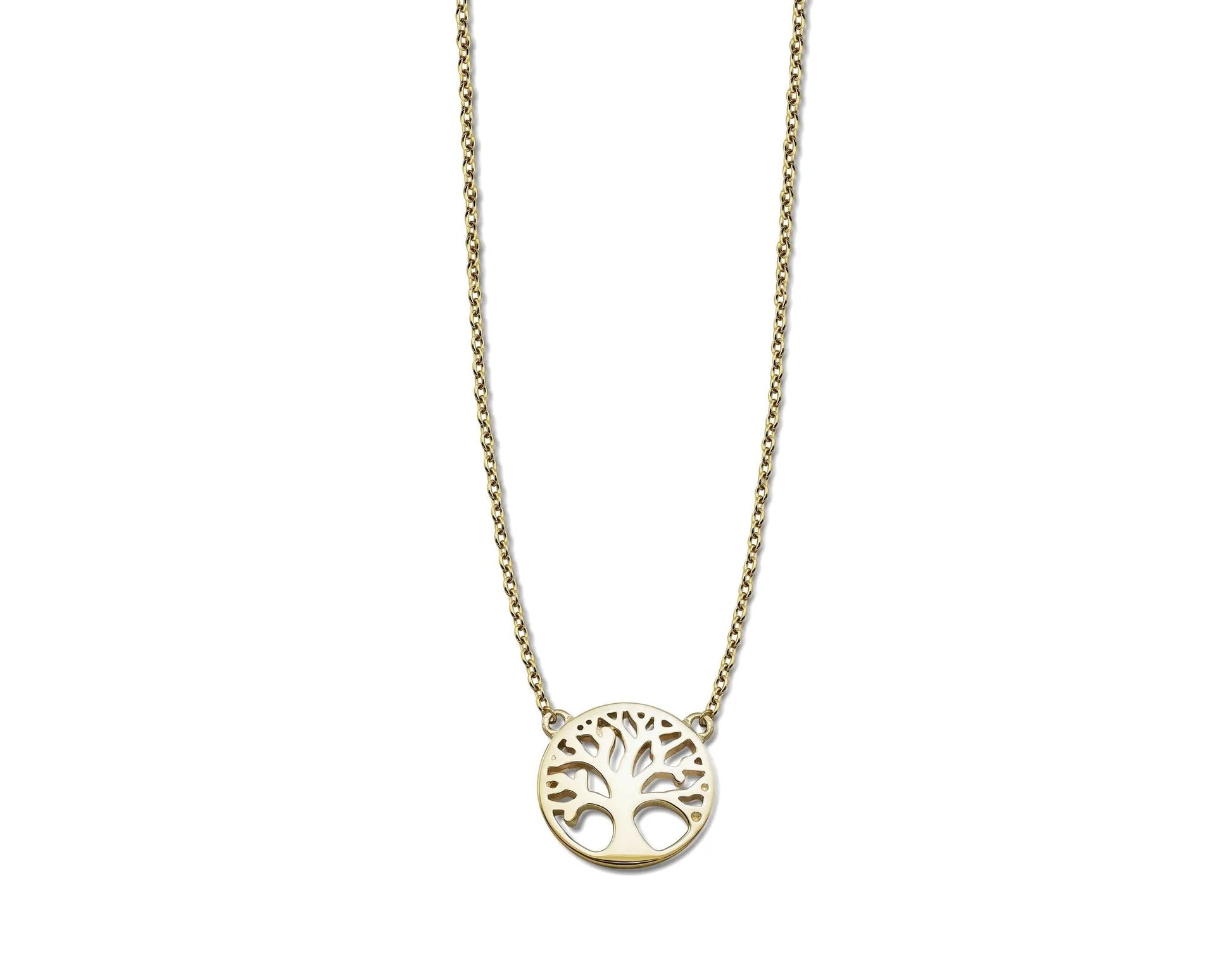 Feel The Spirit Tree Of Life Necklace Gold Plated 42 To 45 Cm Gift For Her by Jwls4u