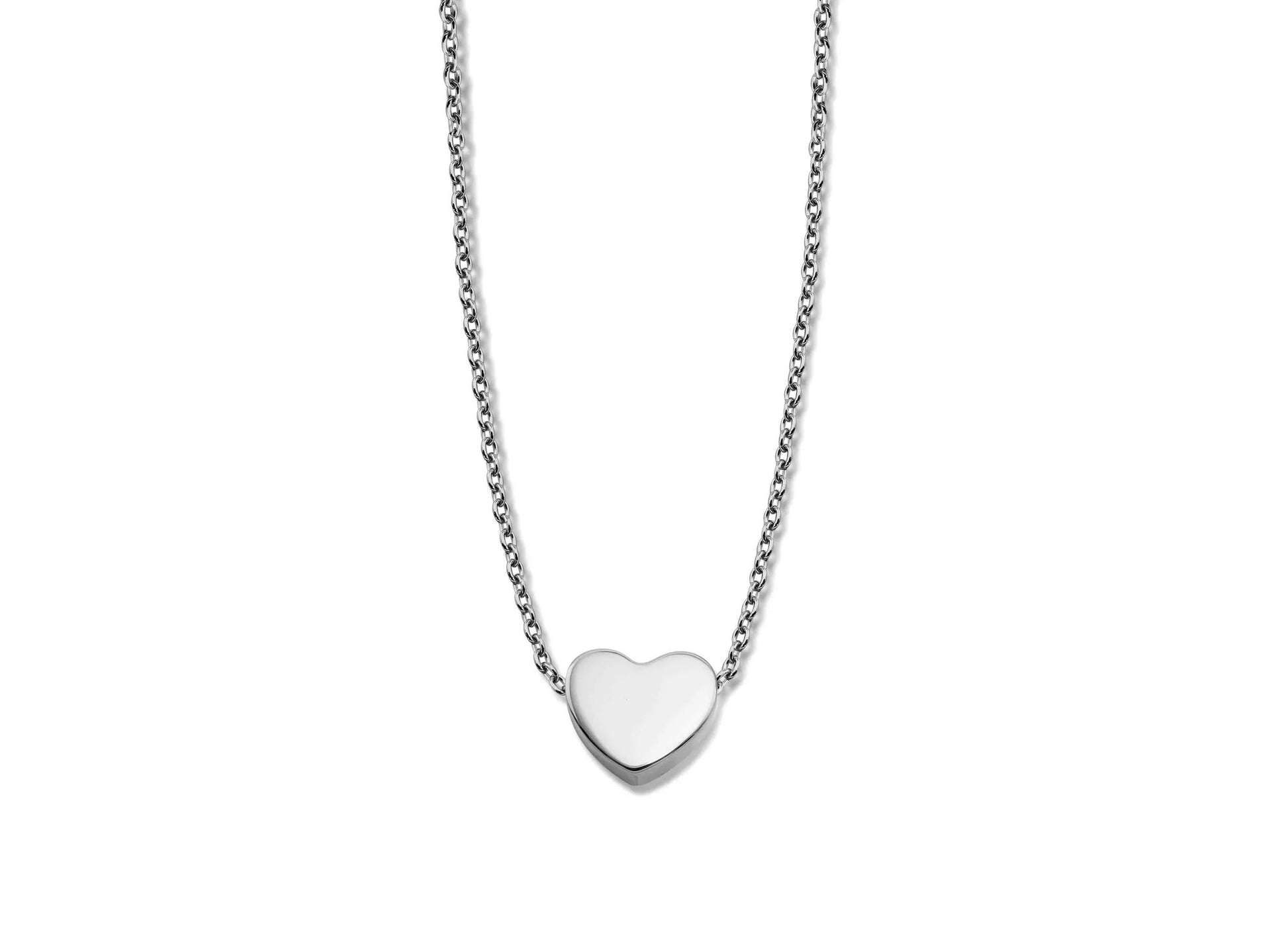 Ketting Hartje ZilverXN009S by Jwls4u