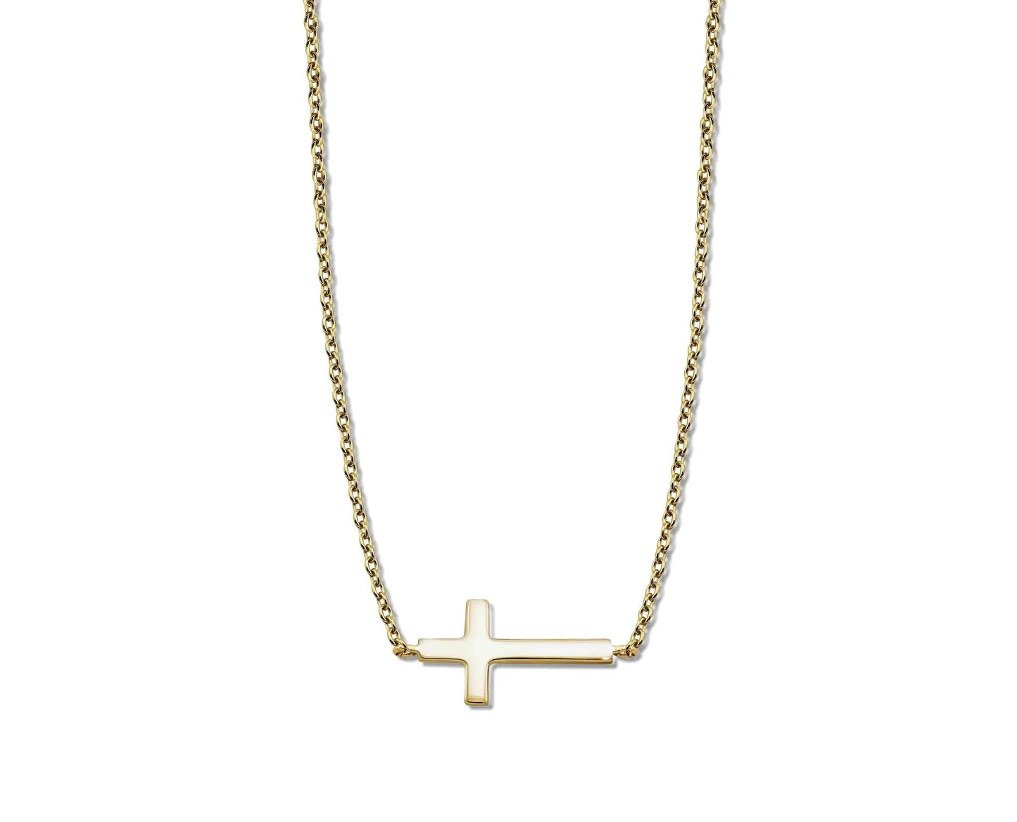 Ketting Kruisje Goudkleur XN011G by Jwls4u