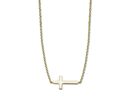 Ketting Kruisje Goudkleur XN011G by Jwls4u