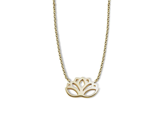 Ketting Lotus Goudkleur XN012G by Jwls4u