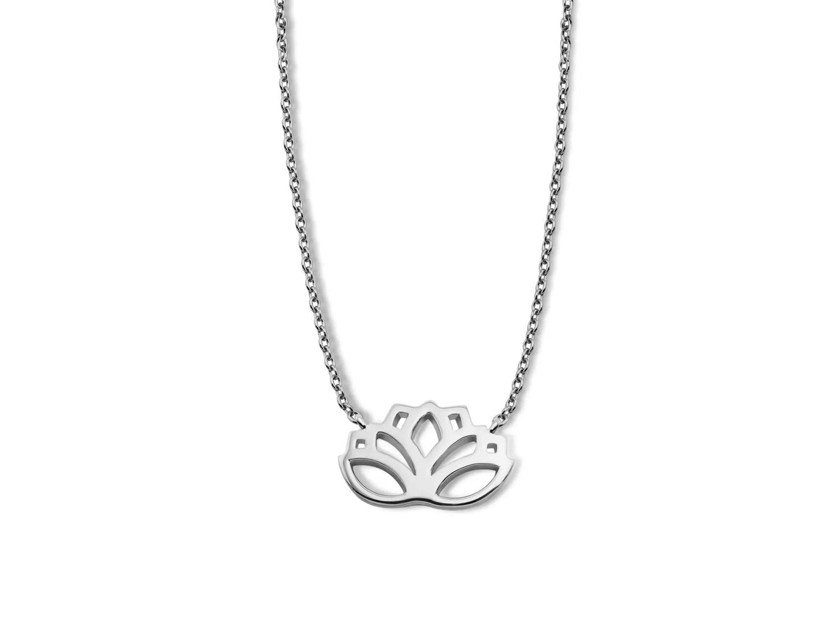 Ketting Lotus Zilver XN012S by Jwls4u