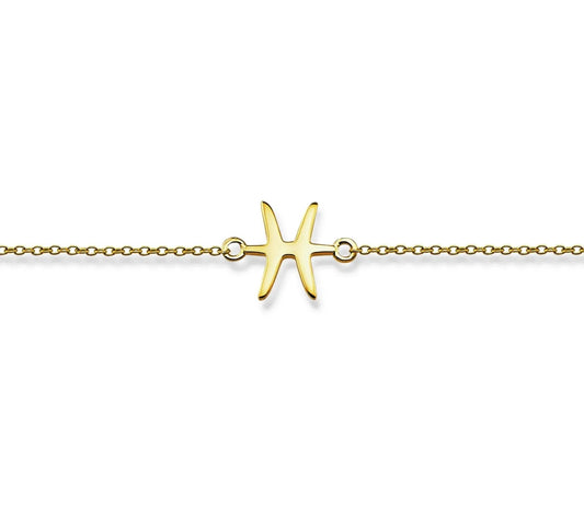 Vissen Armband Gold-Plated Zodiac ZB003G Jwls4u by Jwls4u