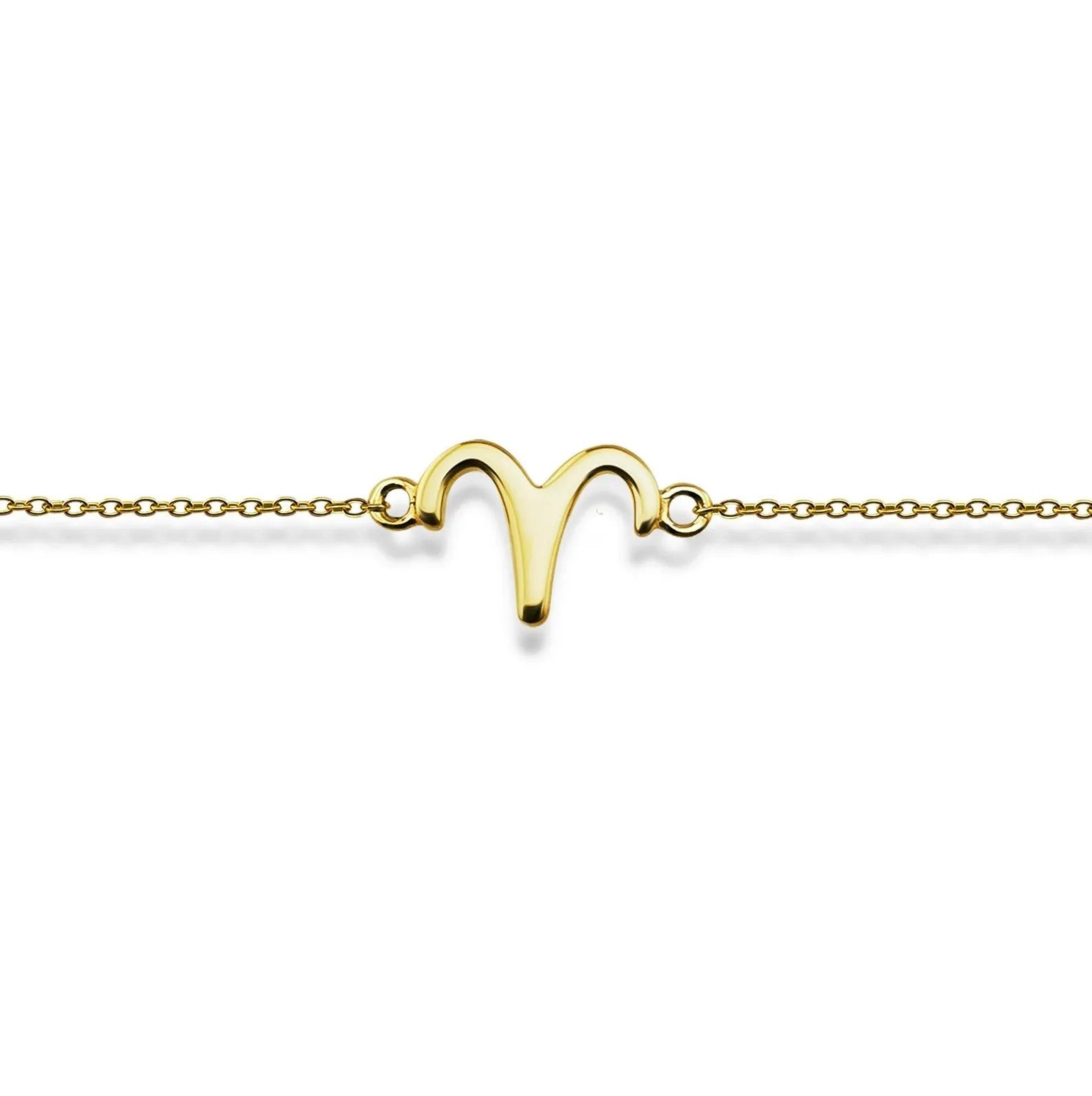 Ram Armband Gold-Plated Zodiac ZB004G Jwls4u by Jwls4u