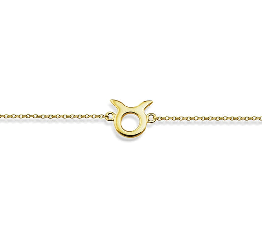 Stier Armband Gold-Plated Zodiac ZB005G Jwls4u by Jwls4u