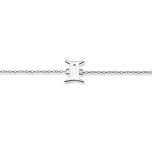 Tweelingen Armband Zilver Zodiac ZB006S by Jwls4u
