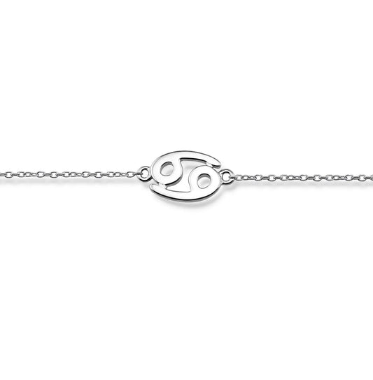 Cancer Zodiac Bracelet 925 Silver Elegant Gift For Cancer Fans Jwls4u by Jwls4u