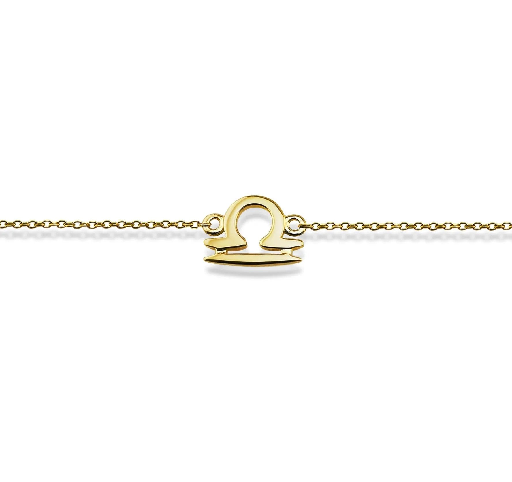 Weegschaal Armband Gold-Plated Zodiac ZB010G Jwls4u by Jwls4u
