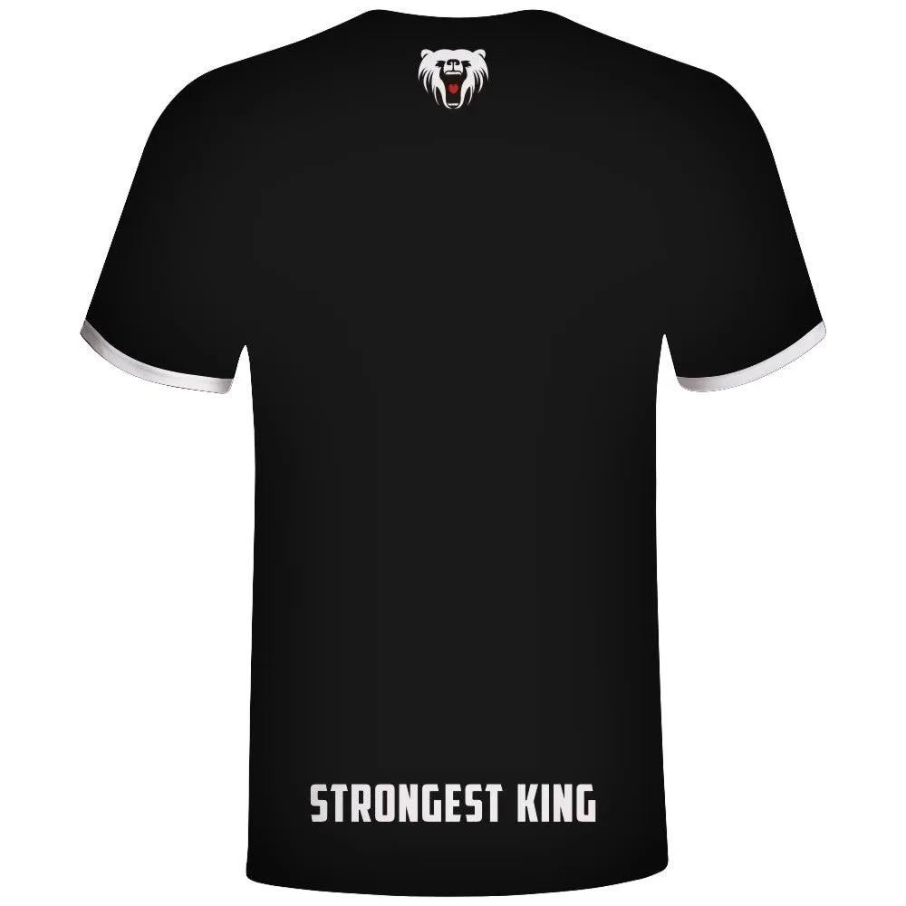 Blue Tiger Head Sublimation T-Shirt by Vimost Sportswear