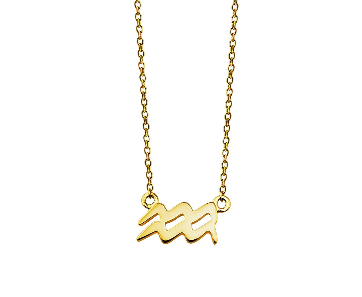 Waterman Ketting Gold-plated ZN002G Jwls4u by Jwls4u