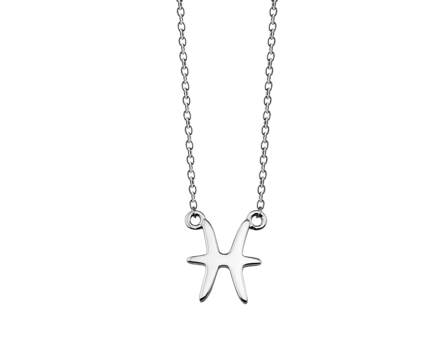 Vissen Ketting Zilver ZN003S by Jwls4u
