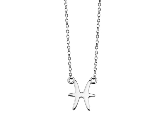 Vissen Ketting Zilver ZN003S by Jwls4u
