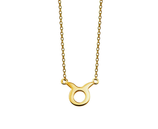 Jwls4u Taurus Necklace Goldplated Zodiac Pendant ZN005G For Jewelry Fans by Jwls4u