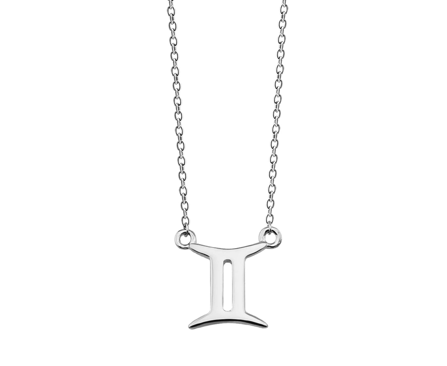 Tweelingen Ketting Zilver Zodiac ZN006S by Jwls4u