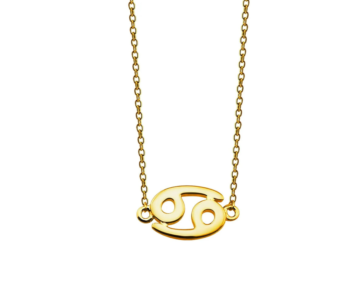Kreeft Ketting Goudkleur Zodiac ZN007G Jwls4u by Jwls4u