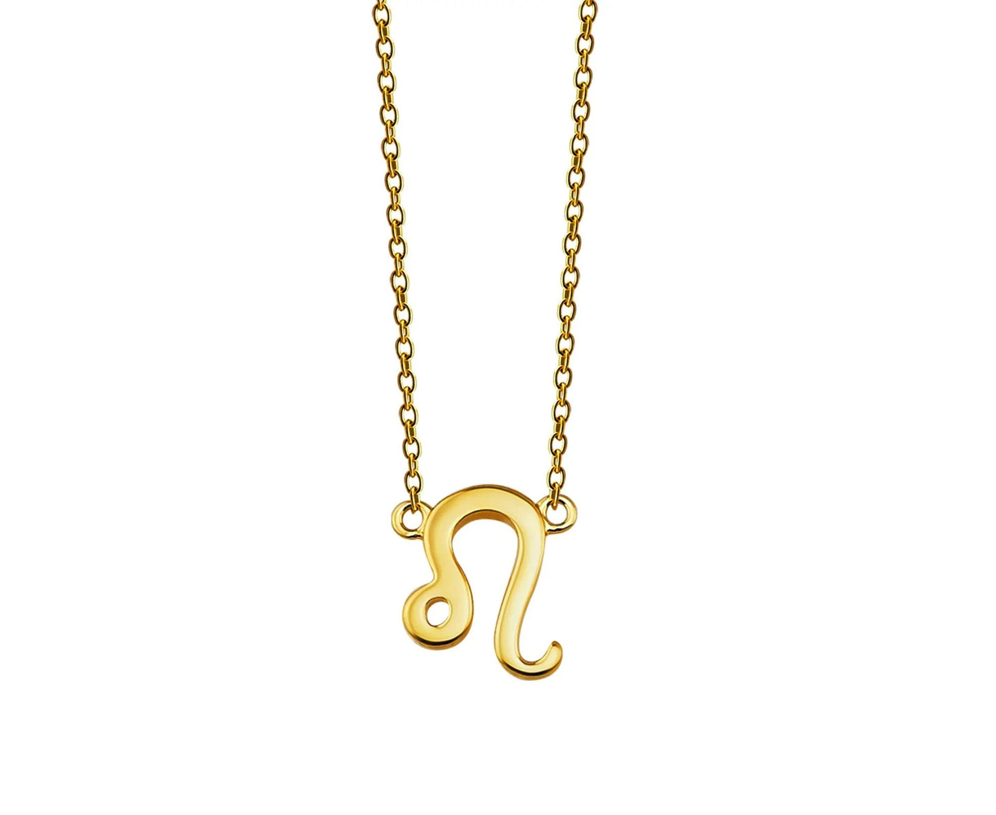 Leo Zodiac Necklace Gold Plated By Jwls4u For Astrology Fans by Jwls4u