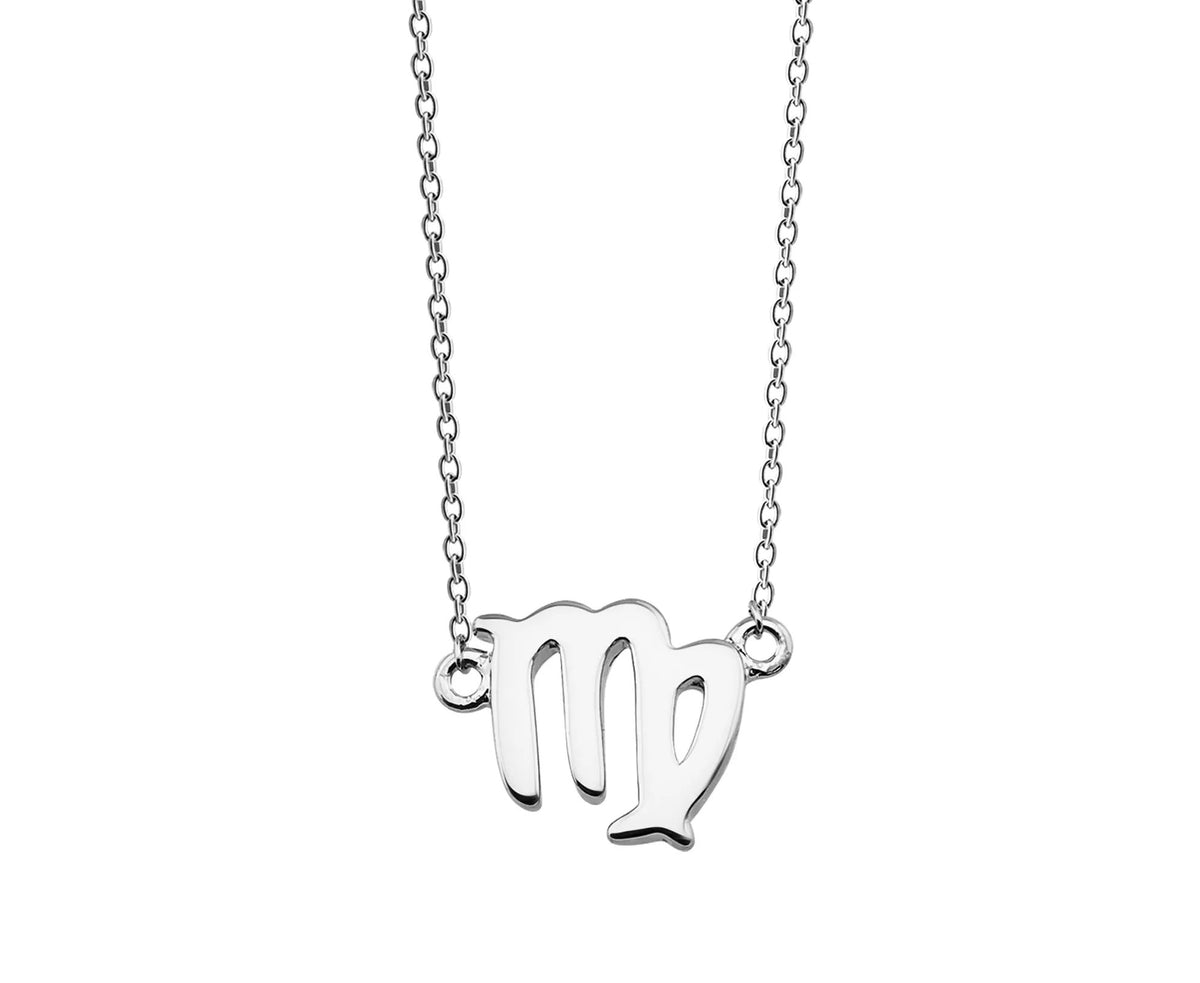Maagd Ketting Zilver Zodiac ZN009S by Jwls4u