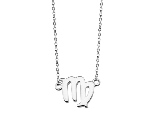 Maagd Ketting Zilver Zodiac ZN009S by Jwls4u