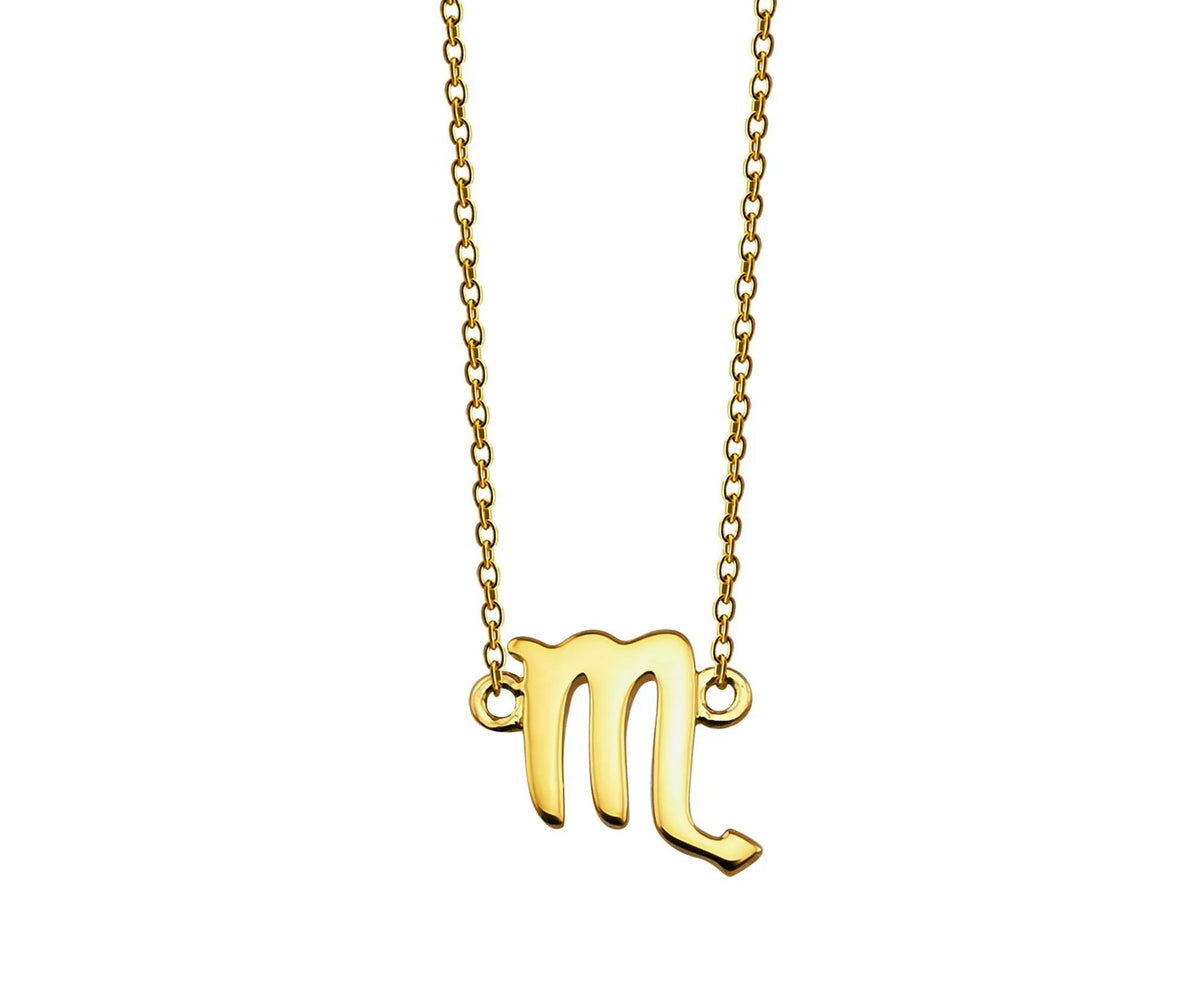 Schorpioen Ketting Goldplated Zodiac ZN011G Jwls4u by Jwls4u