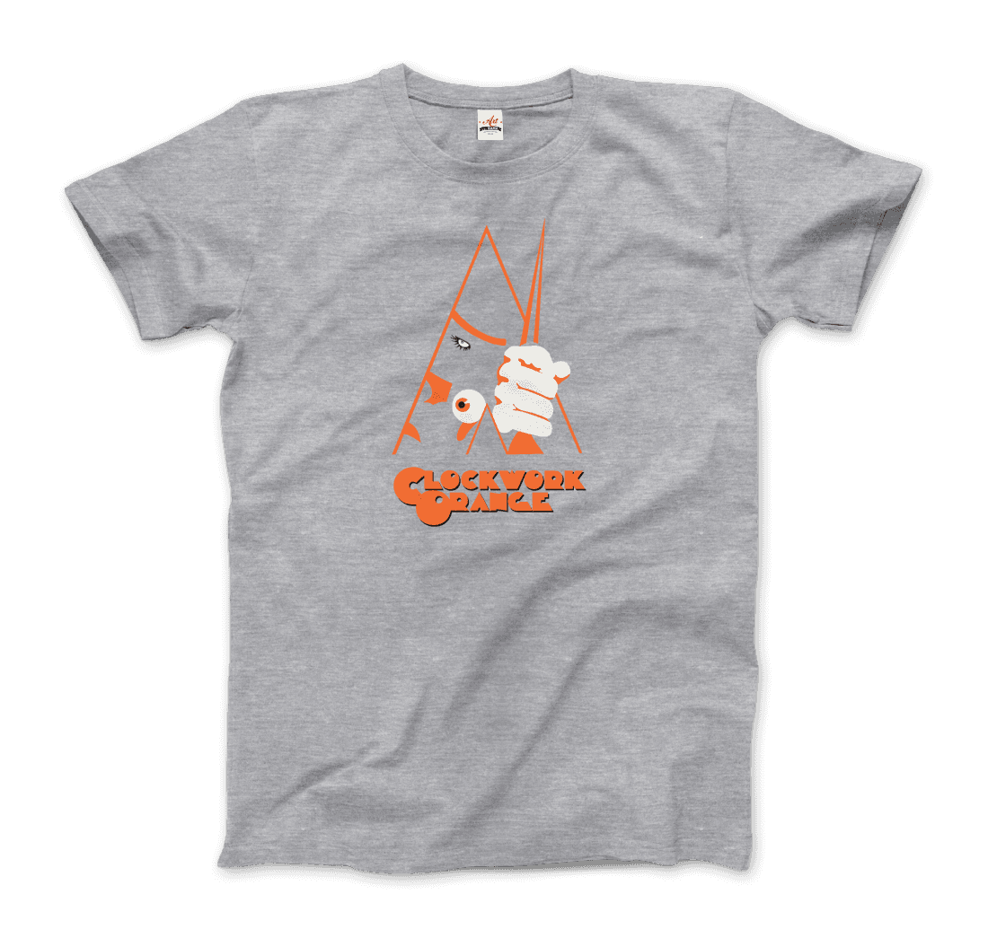 A Clockwork Orange movie artwork reproduction t-shirt by Art-O-Rama Shop