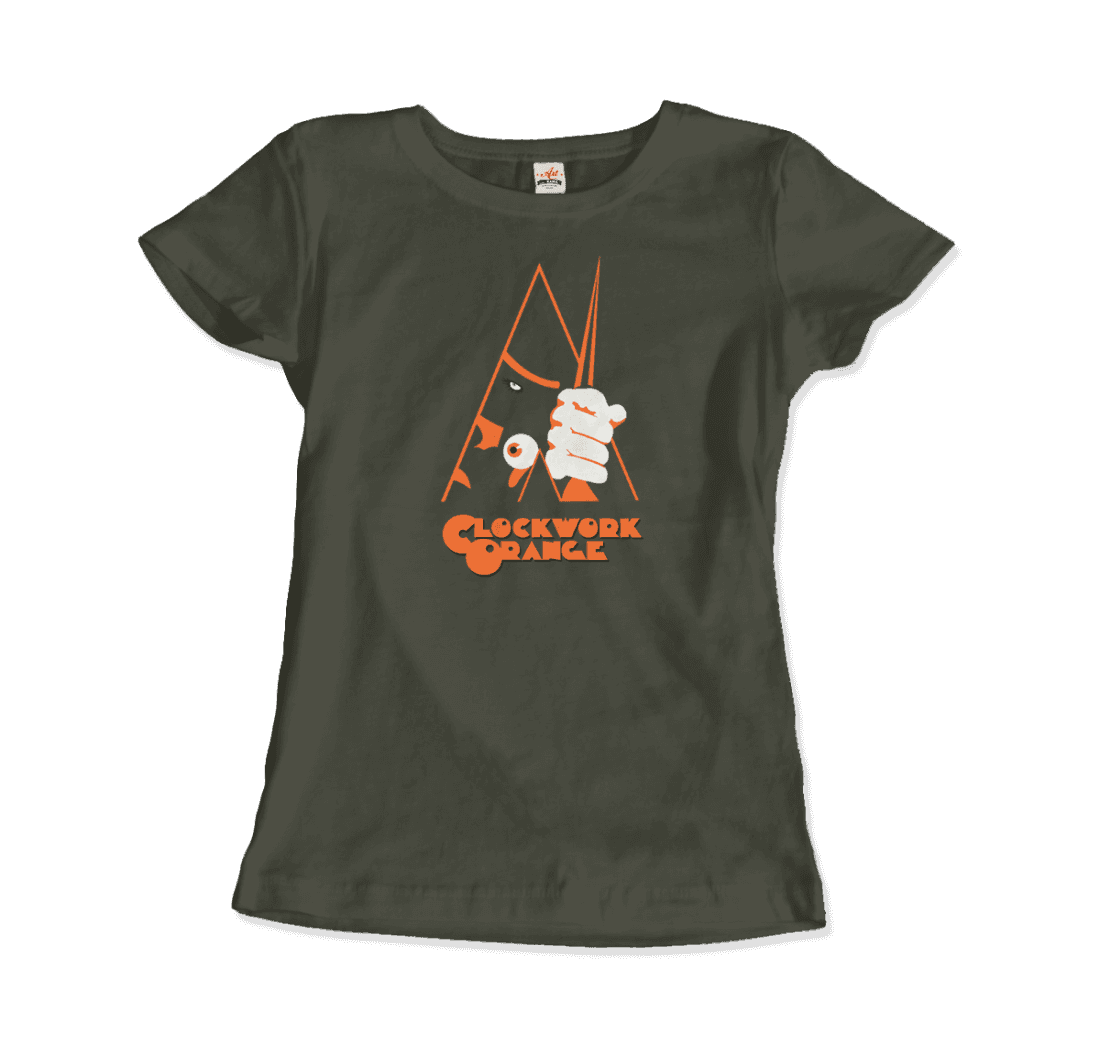 A Clockwork Orange movie artwork reproduction t-shirt by Art-O-Rama Shop