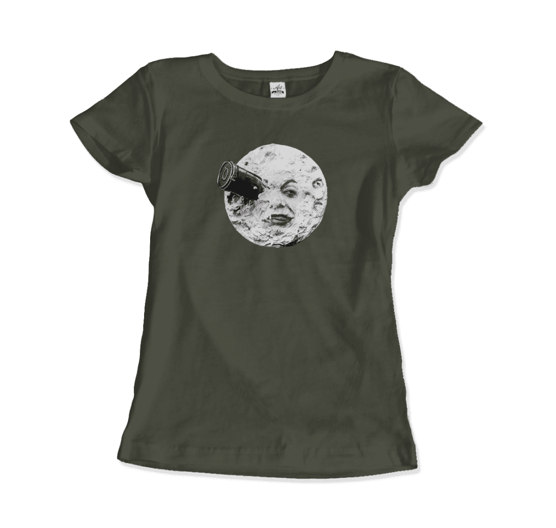 A Trip to the Moon, 1902 movie artwork t-shirt by Art-O-Rama Shop