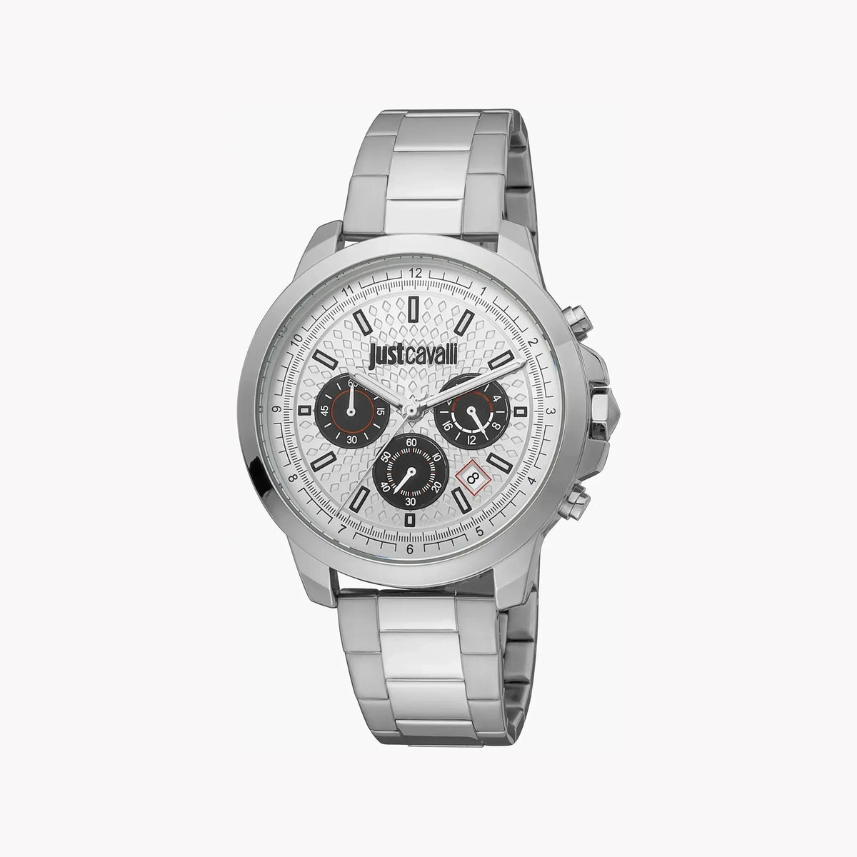 Just Cavalli Men's Silver Watch, Stainless Steel Band | Jc1g178m0055 by JUST CAVALLI