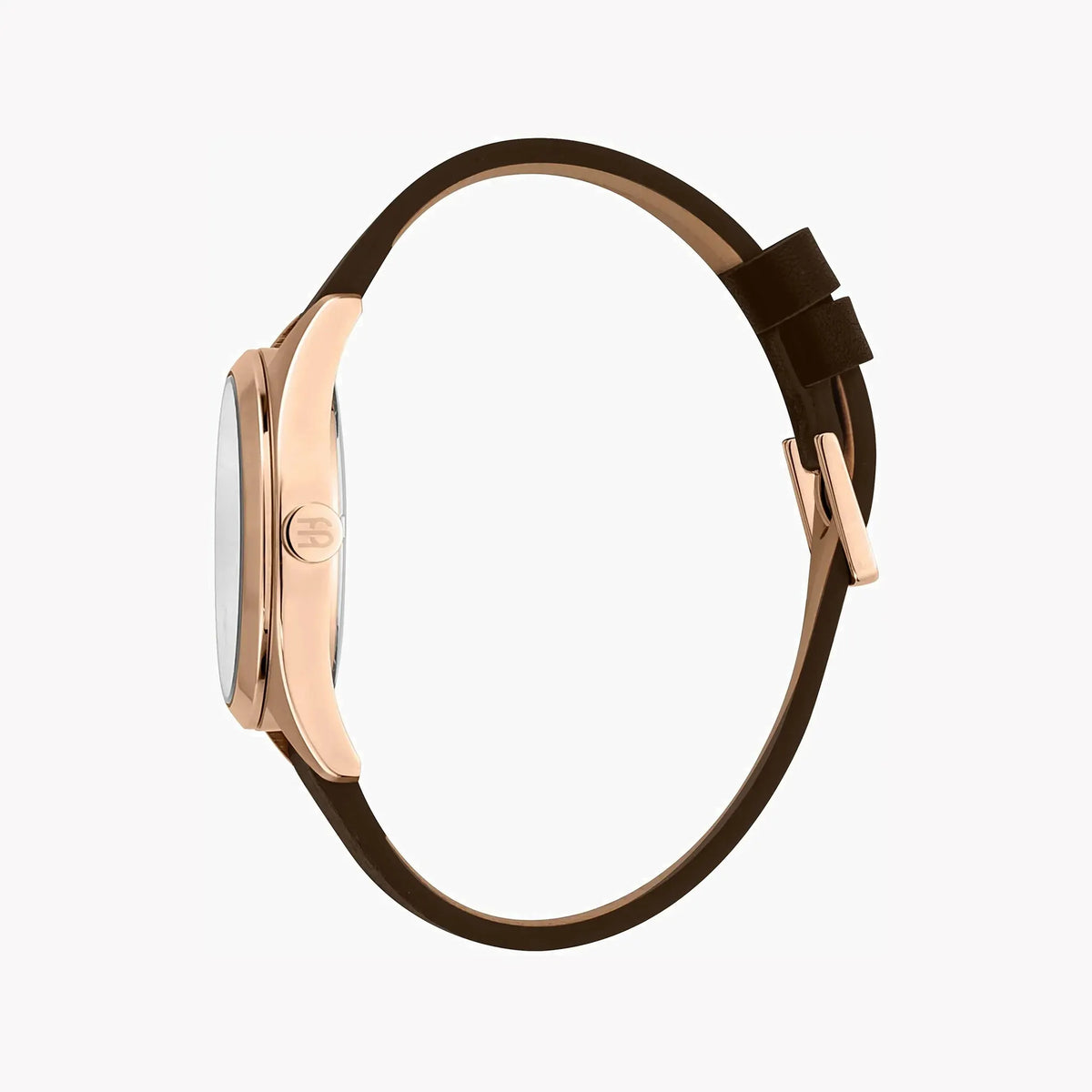 Esprit Men's Brown Leather Watch, Silver Dial | Es1g292m0035 by ESPRIT