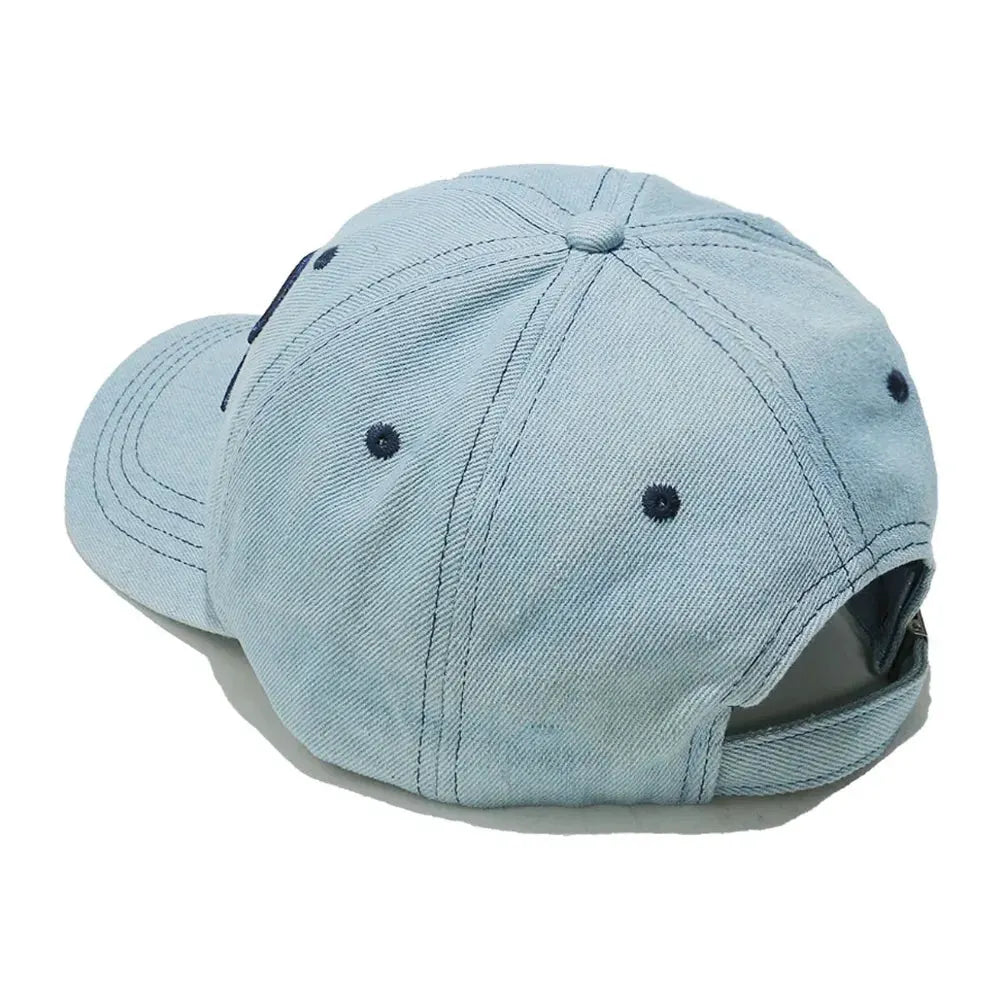 Bow Embroidered Denim Baseball Cap by Partner Label