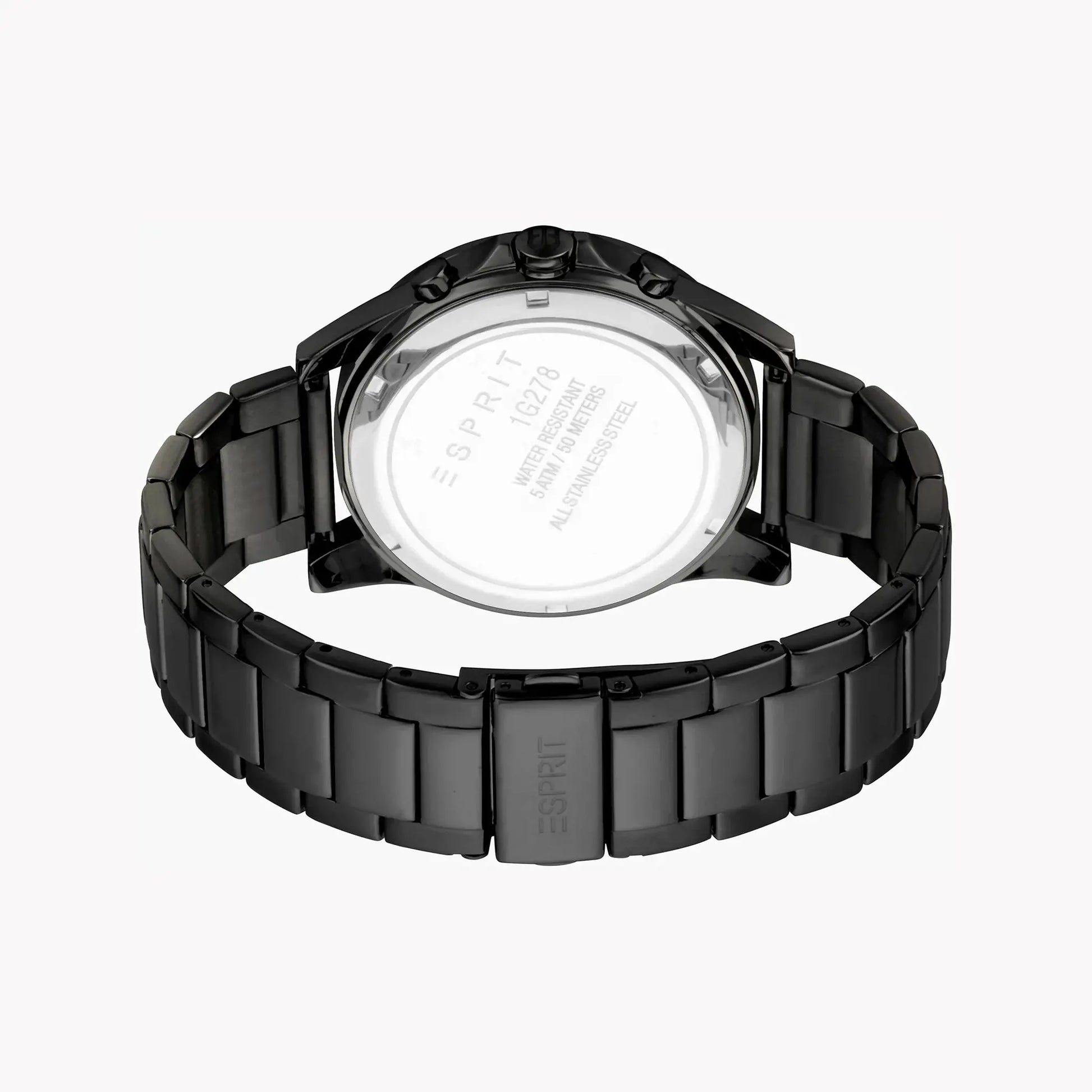 Esprit Men's Black Stainless Steel Watch, Black Dial | Es1g200m0055 by ESPRIT