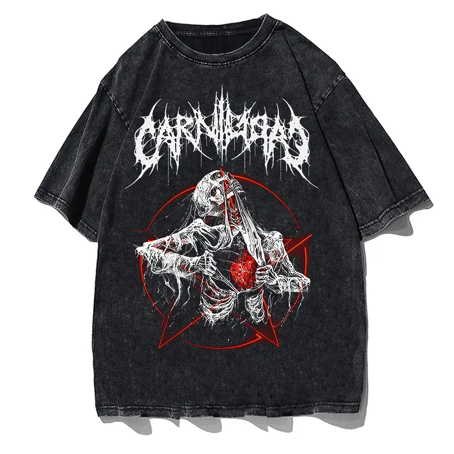 Gothic Demon Anime Print T-Shirt Y2K Harajuku Streetwear by Vimost Shop