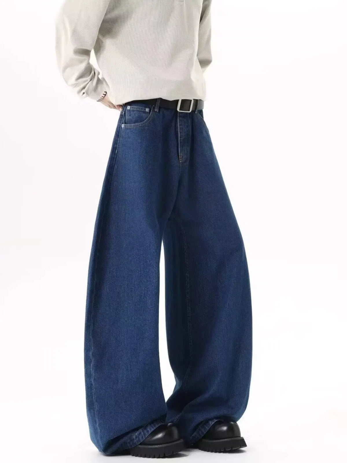Men's Full Size Wide Leg Jeans Plus Size by Partner Label