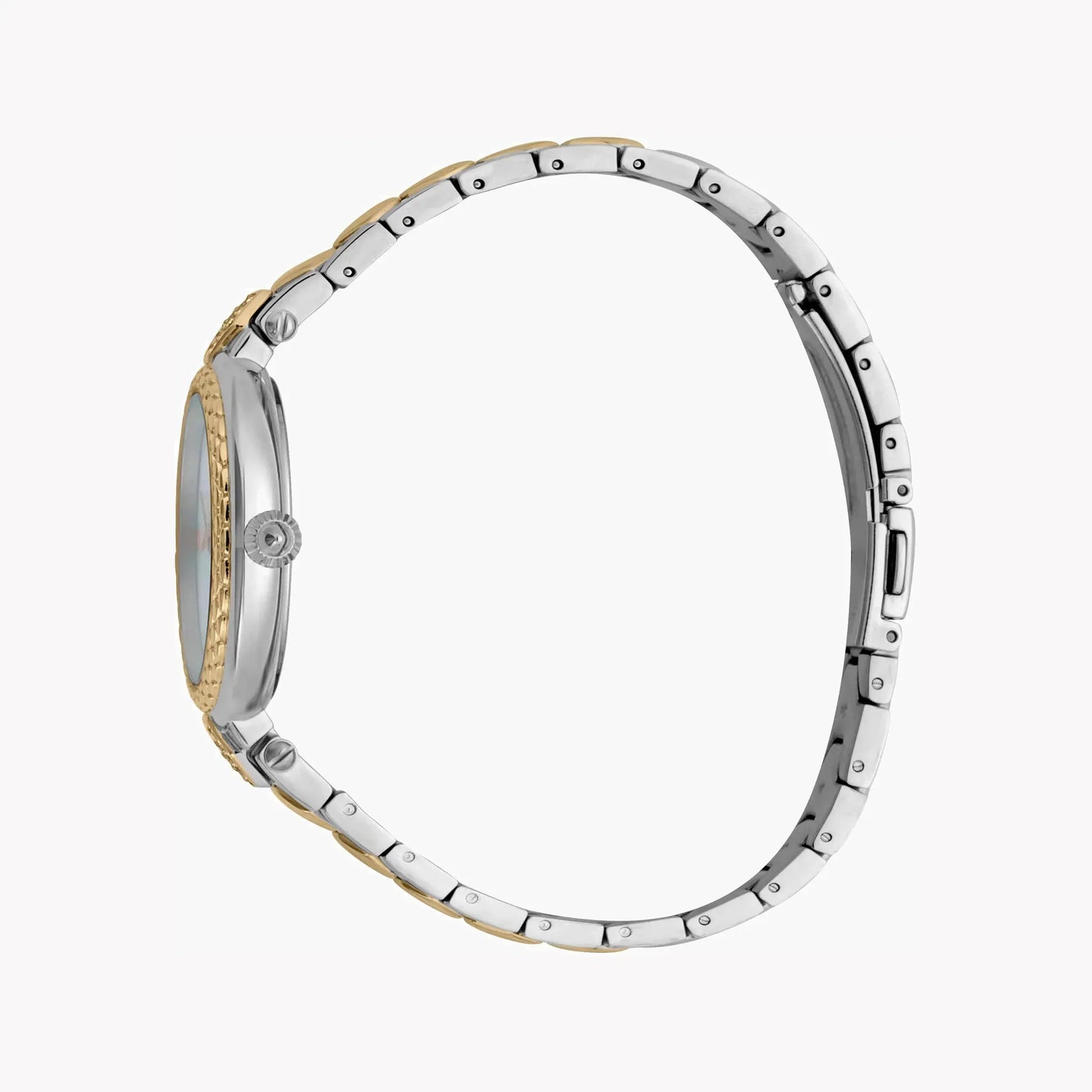 Just Cavalli Women's Silver & Gold Watch, White Dial | Jc1l128m0595 by JUST CAVALLI