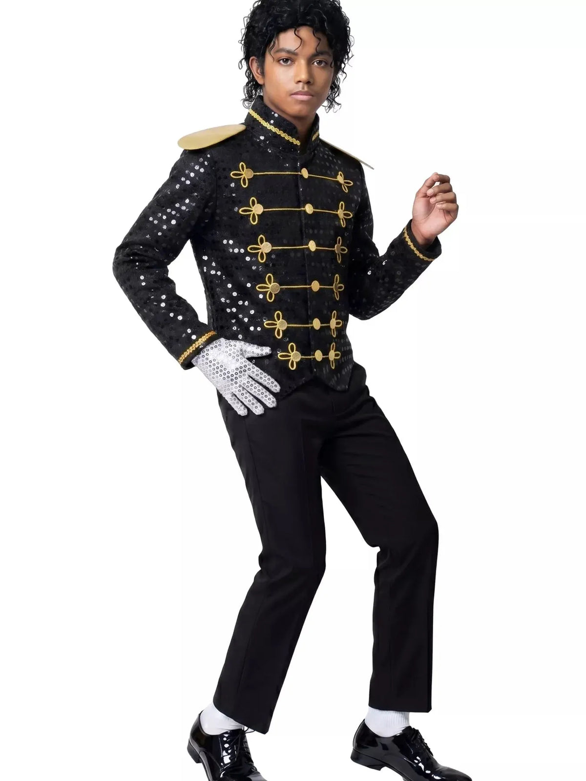 Children's Halloween Sequin Performance Costume Set by Trendsi