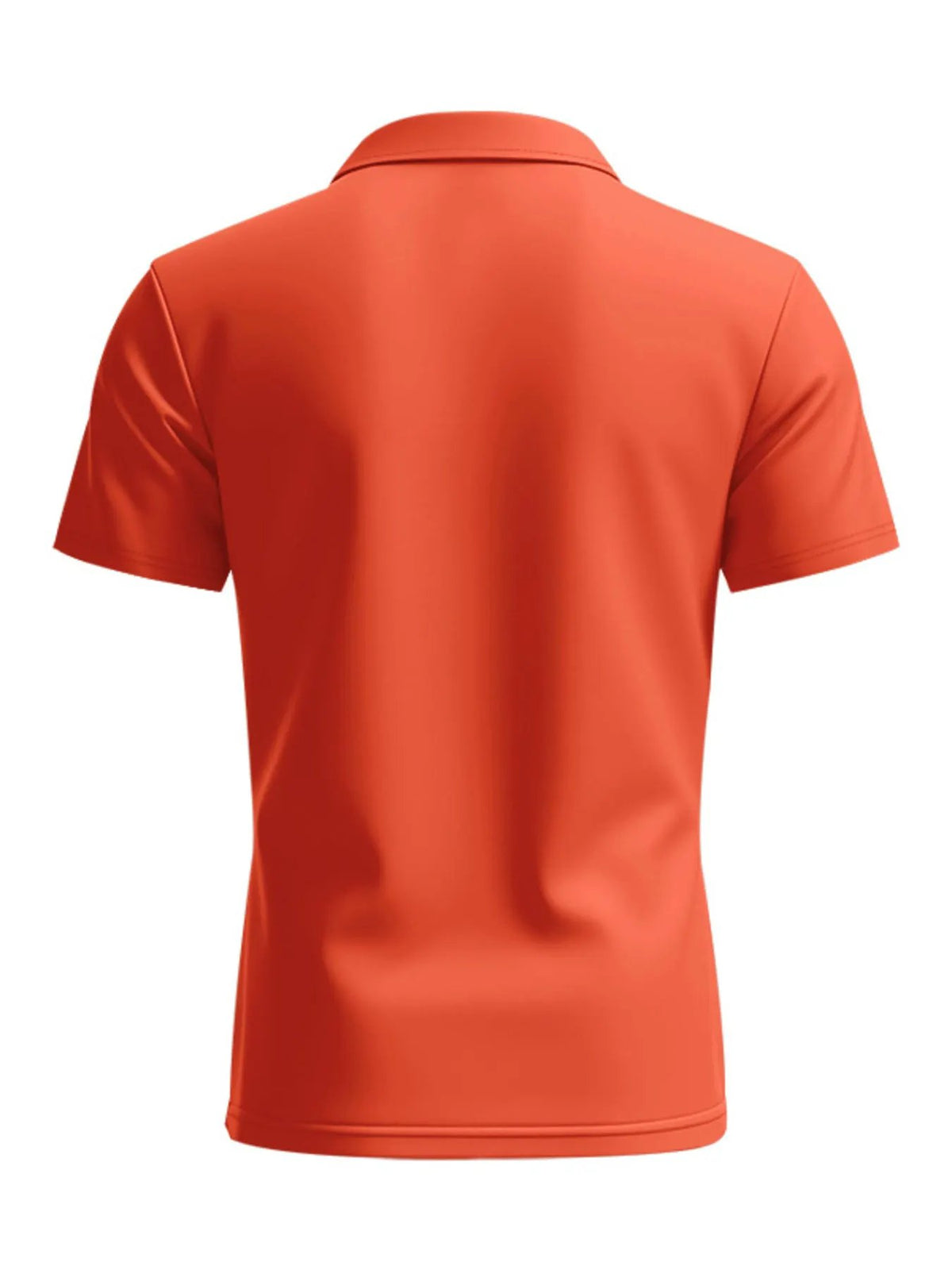 Men's Full Size Casual Short Sleeve Polo Plus Size by Trendsi