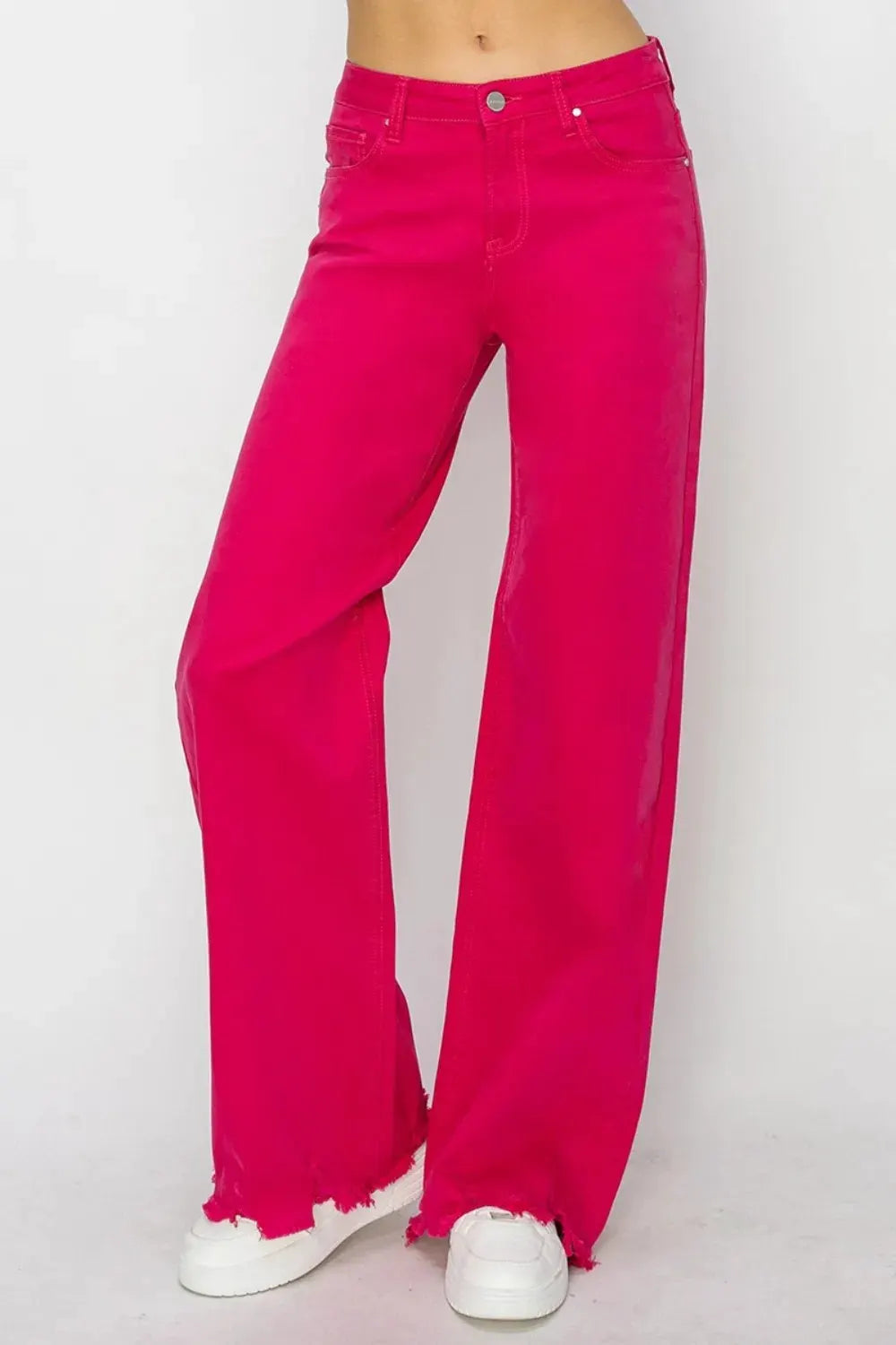RISEN High Rise Wide Leg Jeans by RISEN