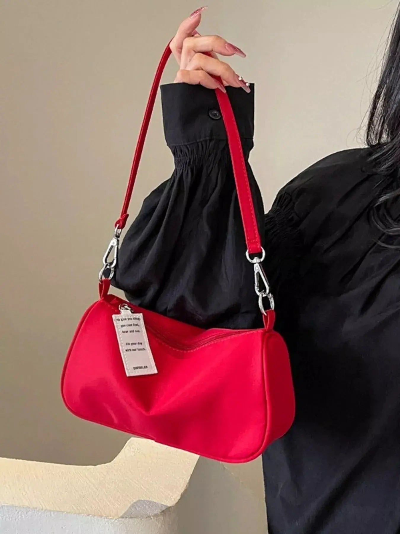 Solid Color Crossbody Bag by Partner Label