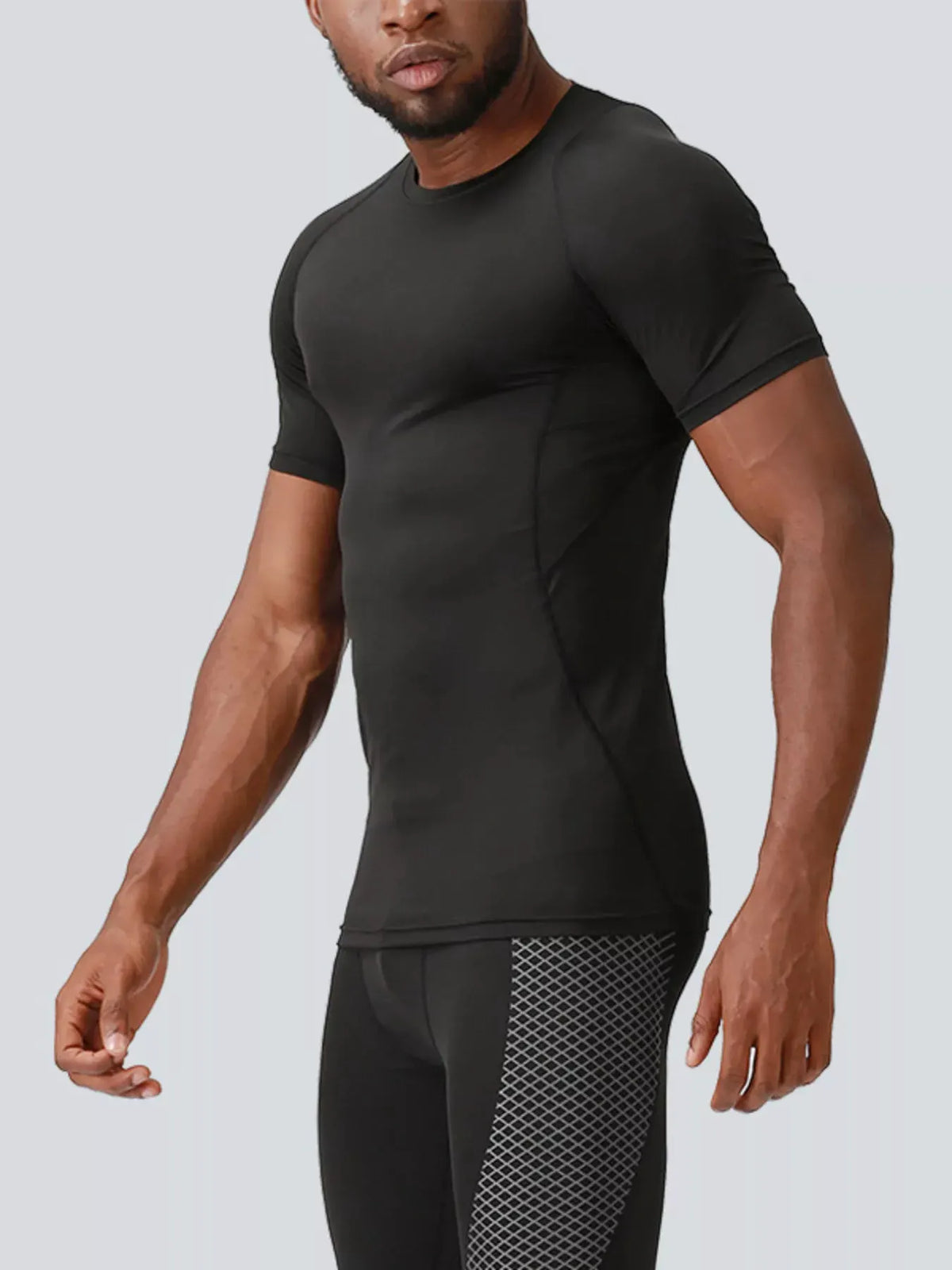Men's Full Size Round Neck Solid Color Active T-Shirt Plus Size by Partner Label