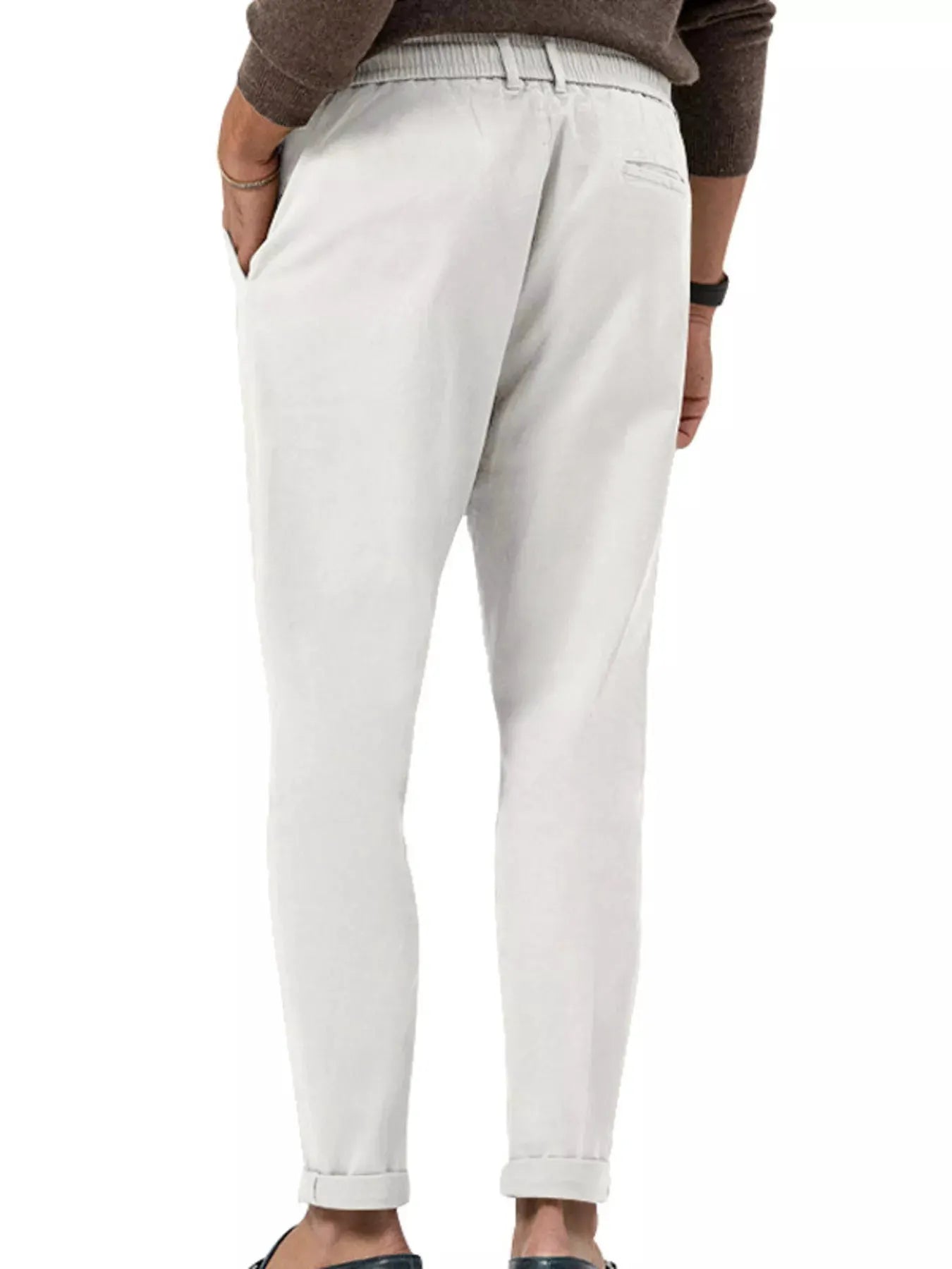 Men's Full Size Casual Drawstring Pants Plus Size by Trendsi