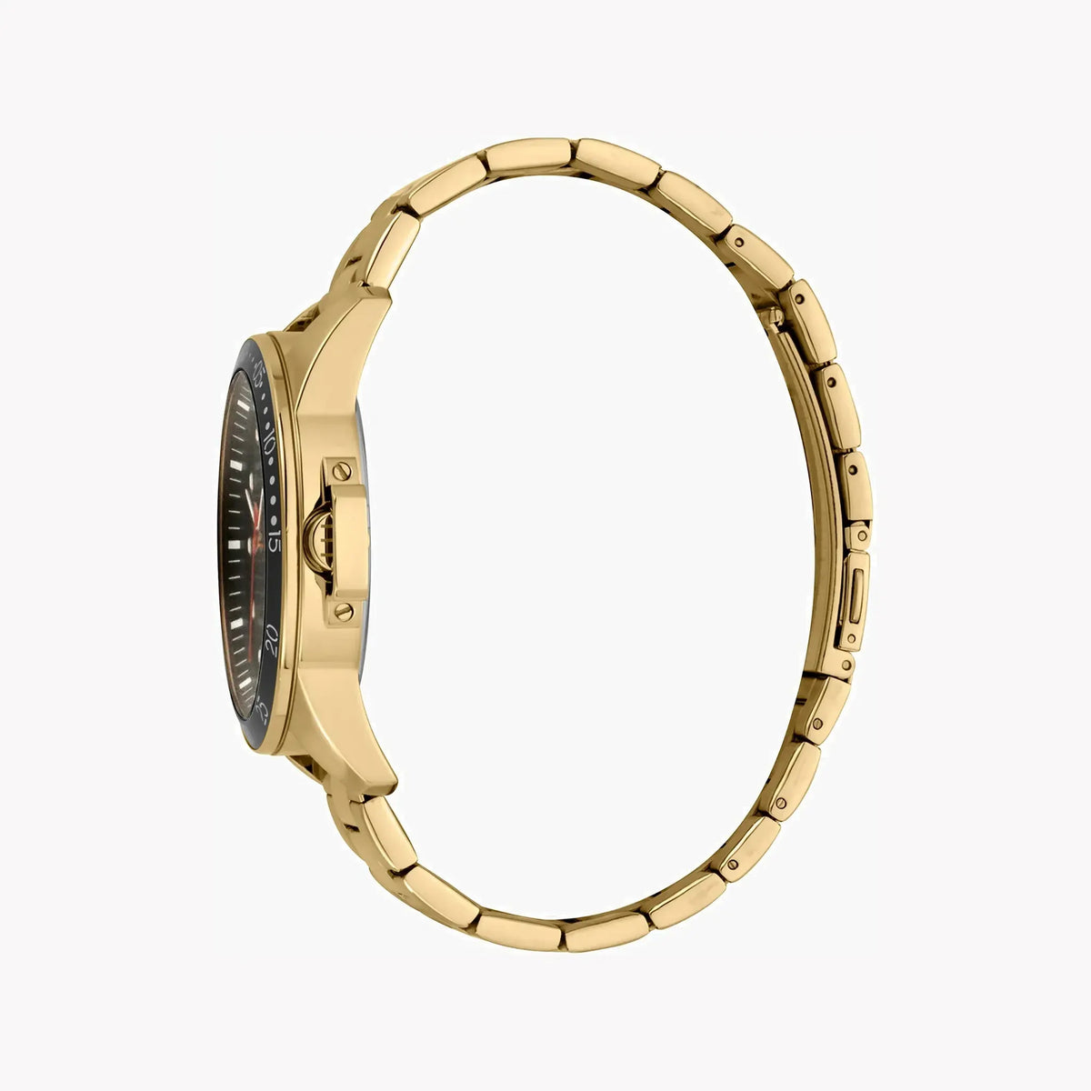 Esprit Men's Gold Stainless Steel Watch, Black Dial | Es1g090m0055 by ESPRIT