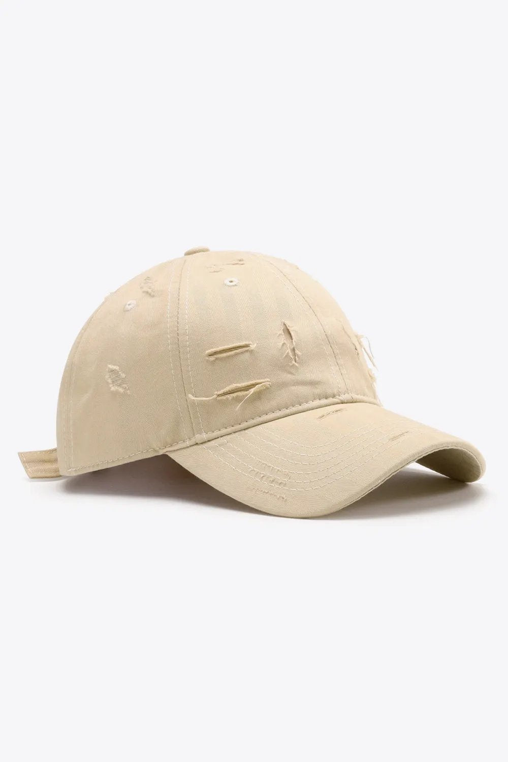 Distressed Adjustable Baseball Cap by Partner Label