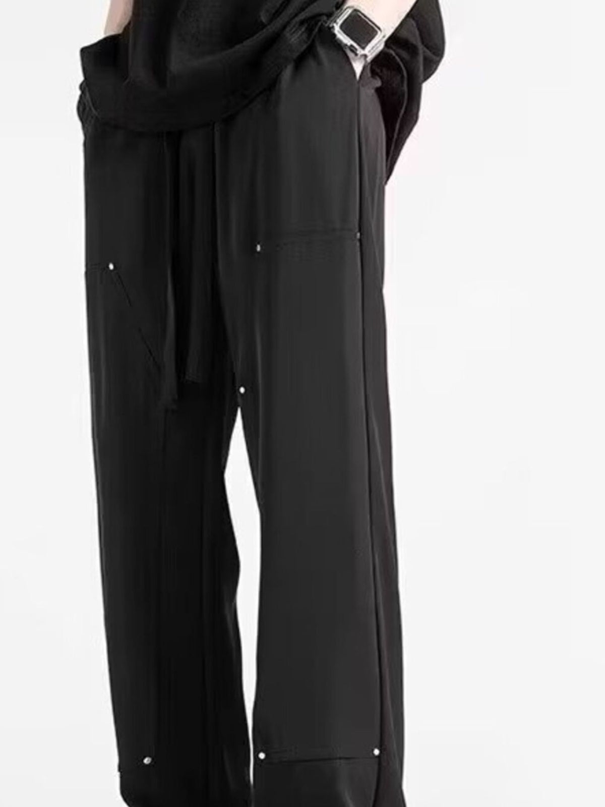 Men's Casual Loose Fit Drawstring Pants by Partner Label