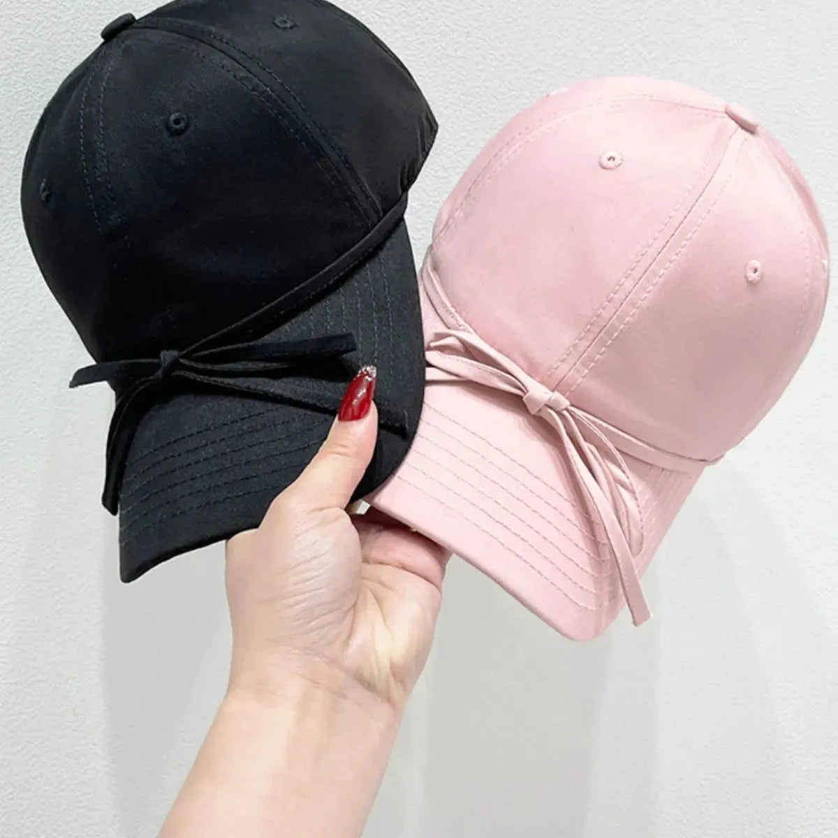 Bow Solid Color Baseball Cap by Partner Label