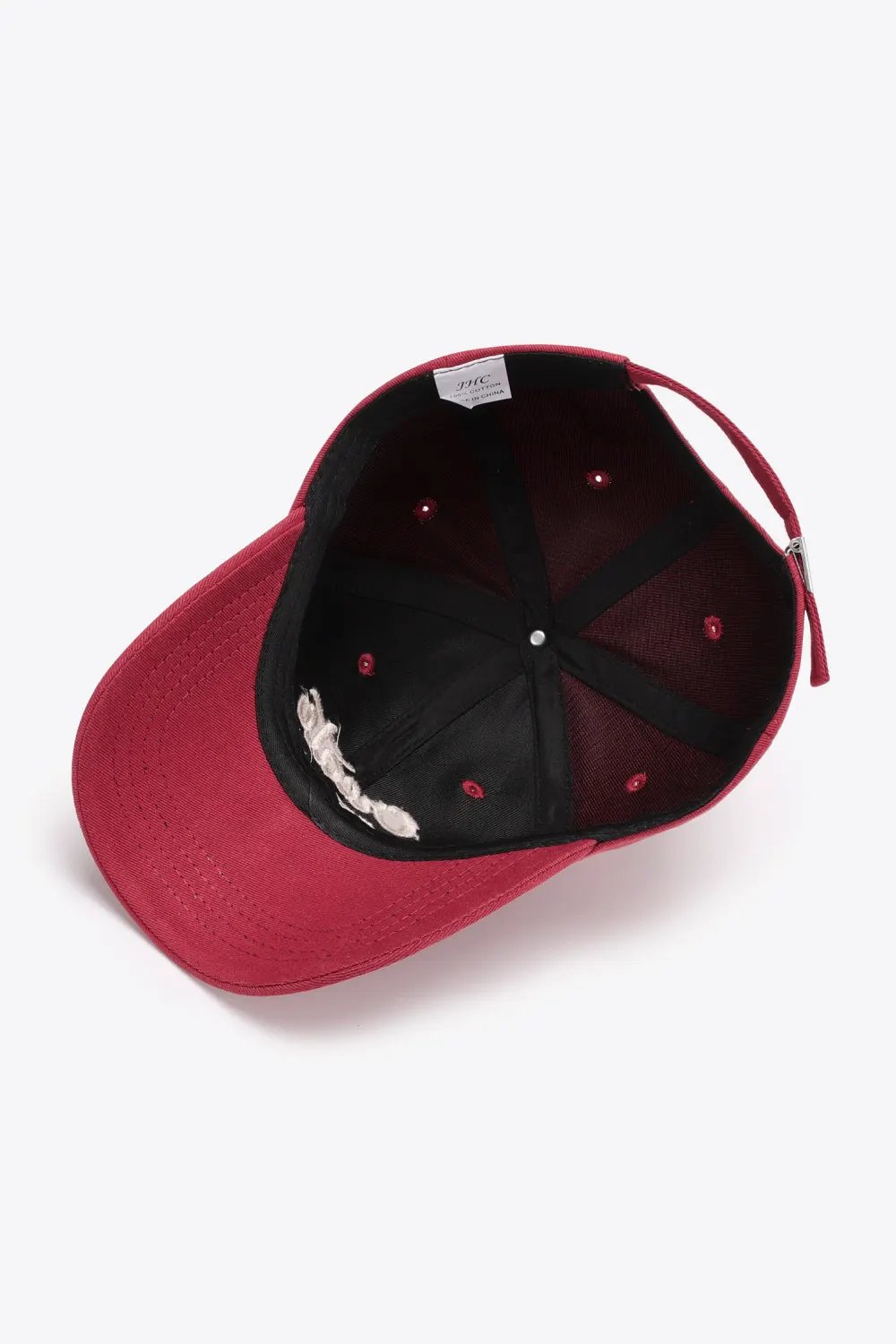 CREATE NEW LIFE Adjustable Cotton Baseball Cap by Partner Label