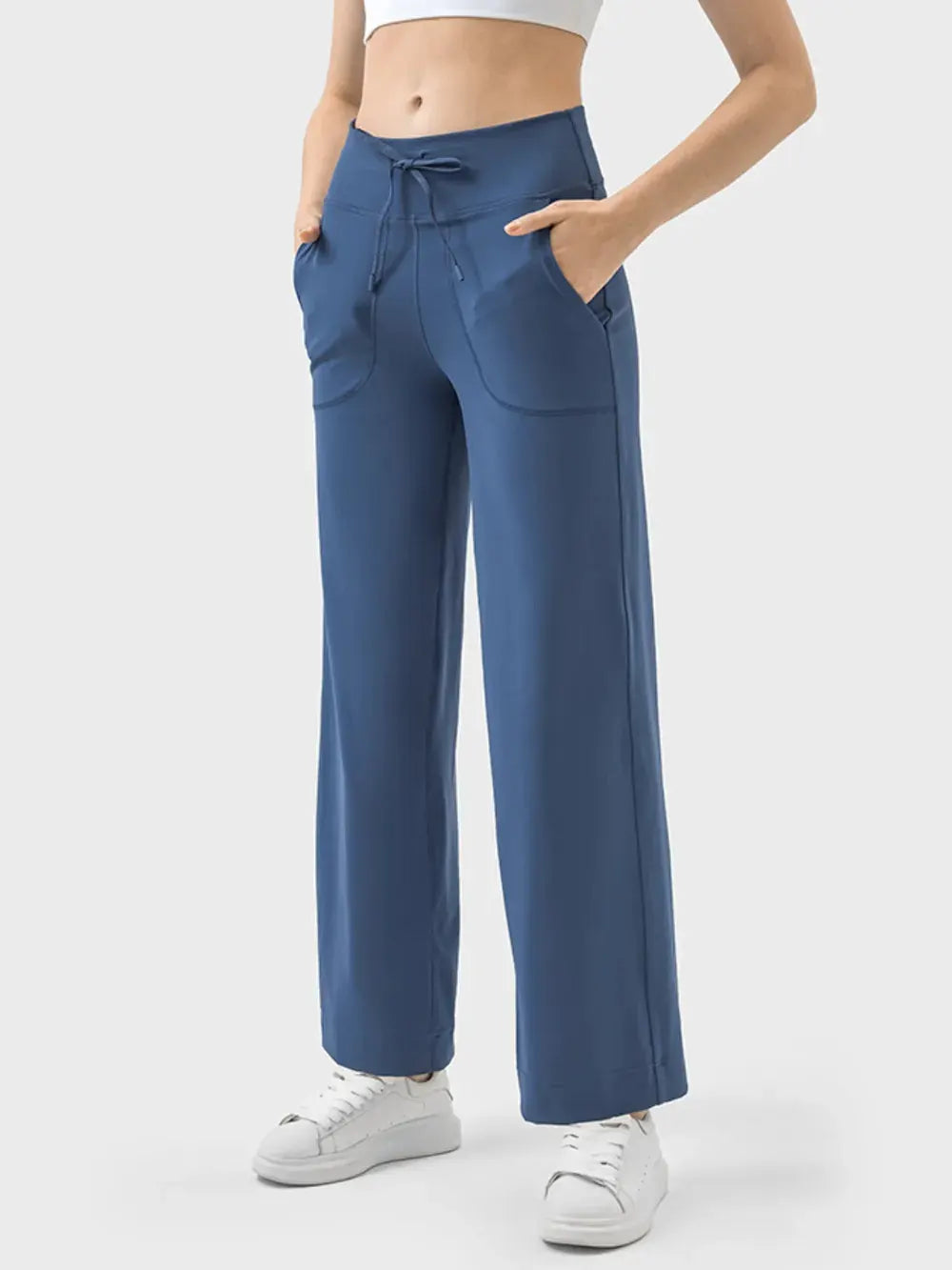 Millennia Drawstring Active Pants with Pockets by Millennia