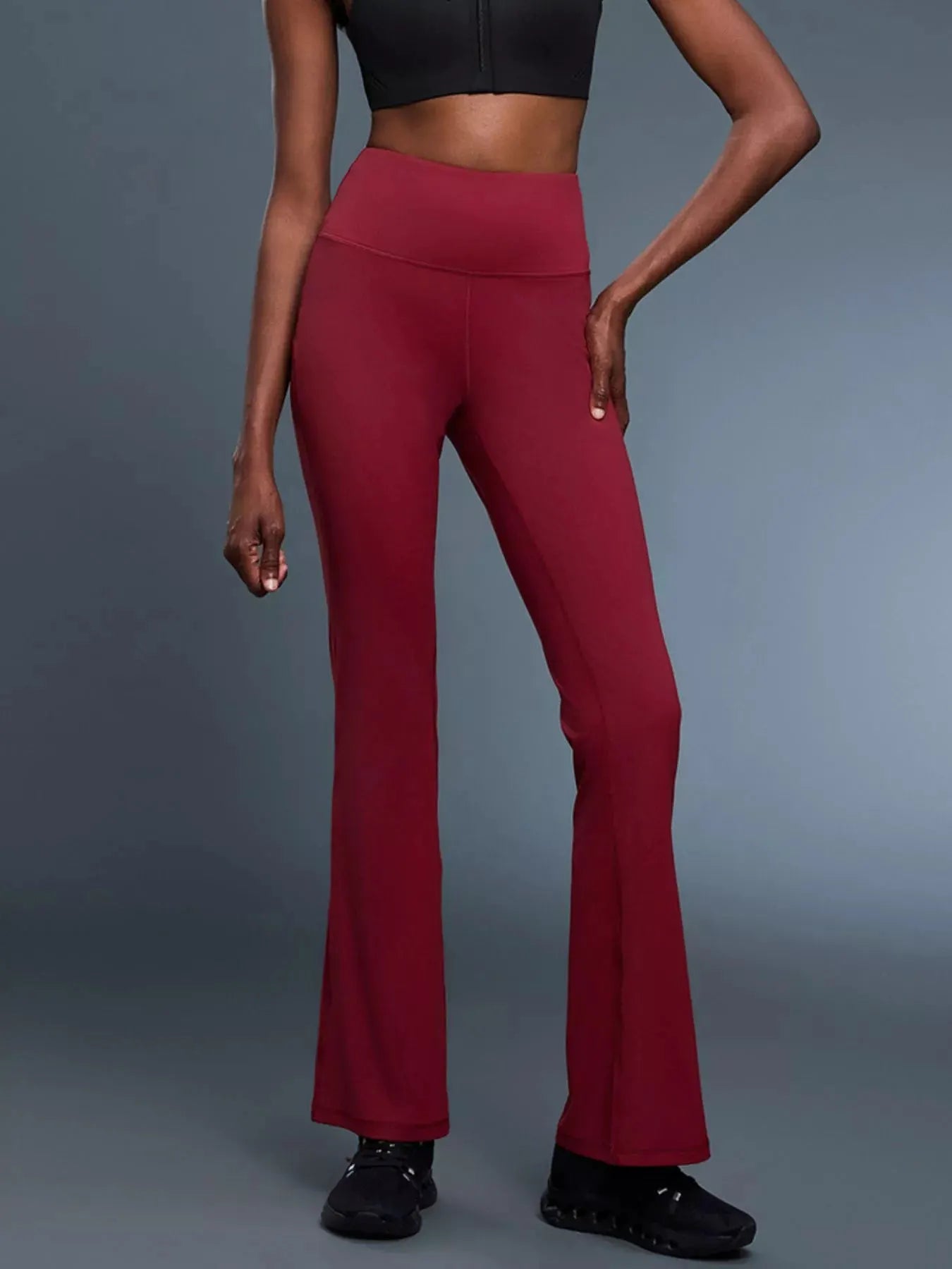 High-Waisted Flare Active Pants by Partner Label
