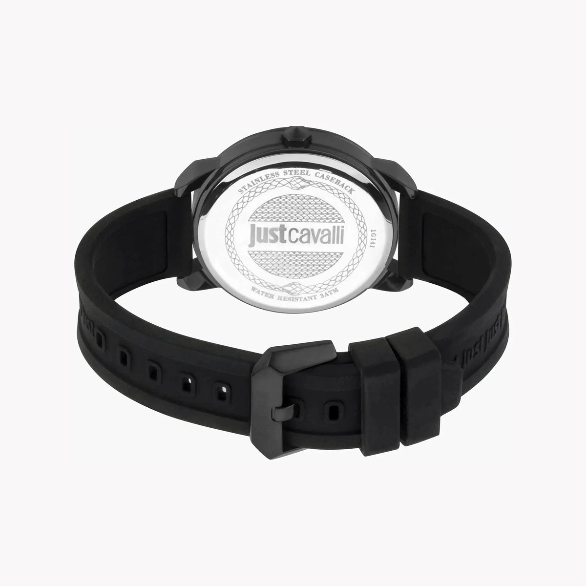 Just Cavalli Men's Black Watch, Silicone Band | Jc1g141p0045 by JUST CAVALLI