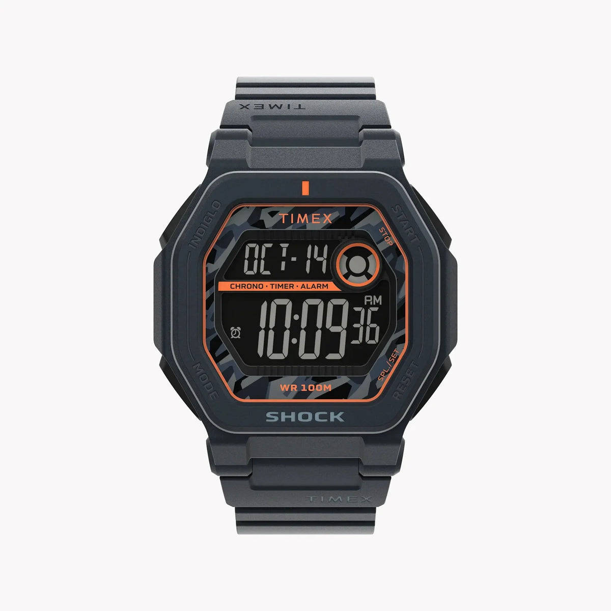 Timex Men's Blue Resin Watch, Shock Resistant | T49956 by TIMEX