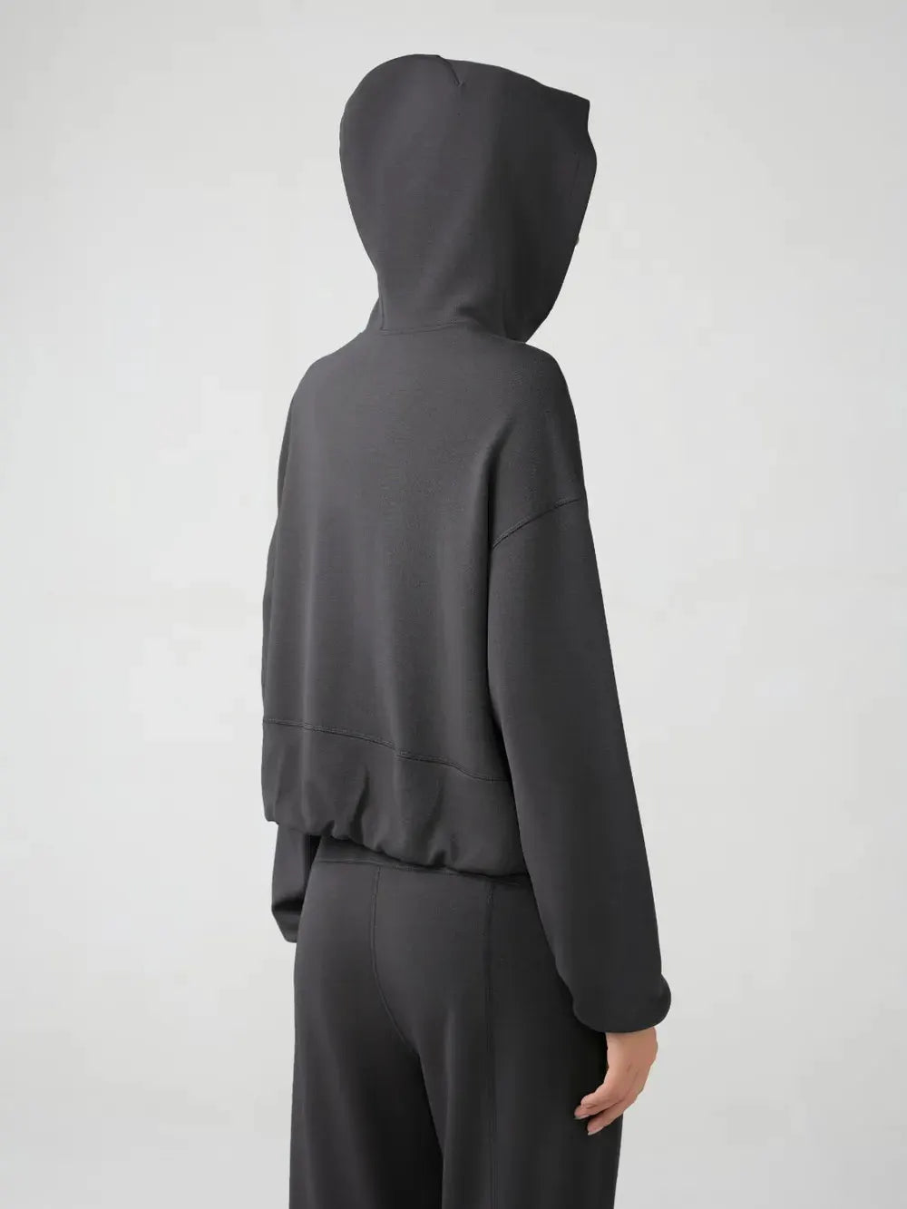 Millennia Zip Up Dropped Shouder Active Hooded by Millennia