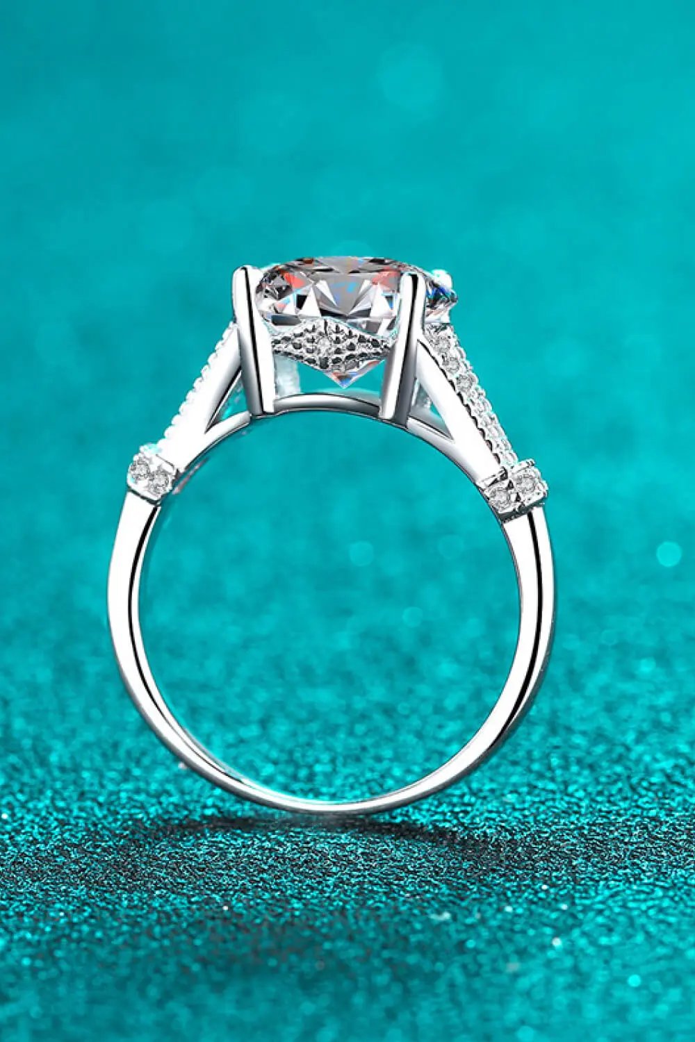 Unpredictable Day 3 Carat Moissanite Ring by Partner Label